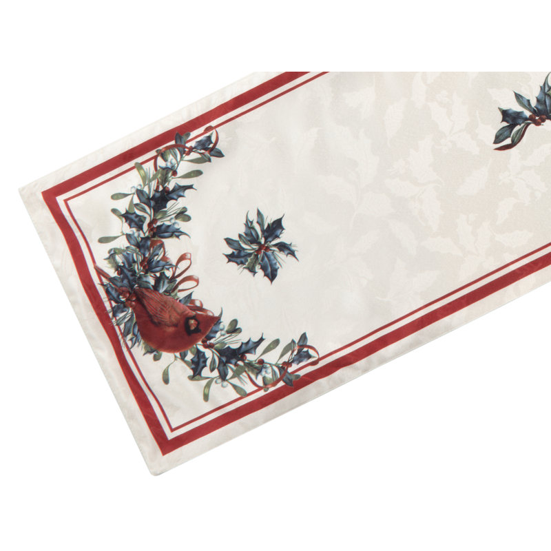 Lenox Holiday Winter Greetings Runner