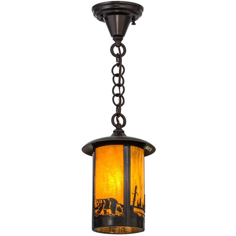 Luminaire suspendu cylindrique 1 lumière Thanos