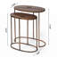 Ensemble de 2 tables gigognes