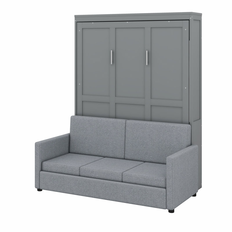 Lit escamotable mural Murphy avec coussin