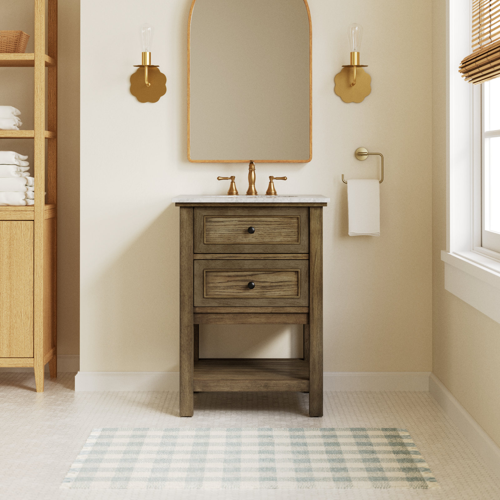 Bonsai 24'' Single Bathroom Vanity, Driftwood