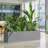 Durable Metal Rectangular Planter for All Environments and Various Plants-1451166949
