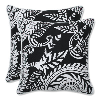 Housse de coussin d'extérieur carré Addie Night