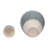 Textured Ceramic Ginger Jar with Removable Lid - Decorative Handcrafted Vase for Modern and Traditional Spaces - Elegant Accent Piece for Shelves, Mantels, and Tabletops - Stylish Home Decor Accessory-830631190