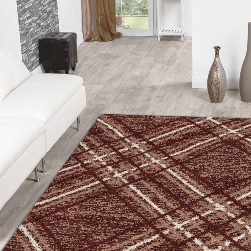 Hadreas Tartan Area Rug, Rectangle 160 x 220cm