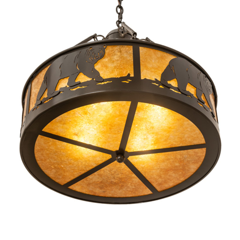 Lone Bear 4 - Light Chandelier