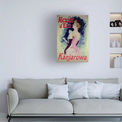 Jules Cheret Alcazar Dete Starring Kanjarowa Canvas Art