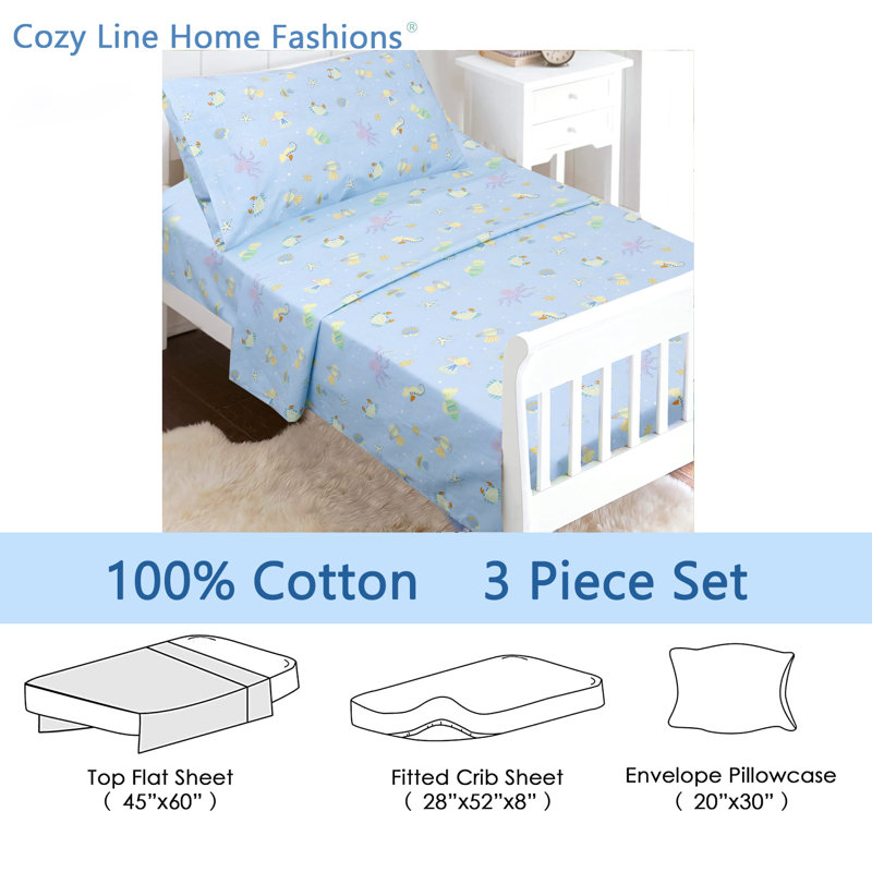 Ensemble de draps 3 pièces pour tout-petits