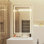Miroir de meuble-lavabo à DEL 3 couleurs