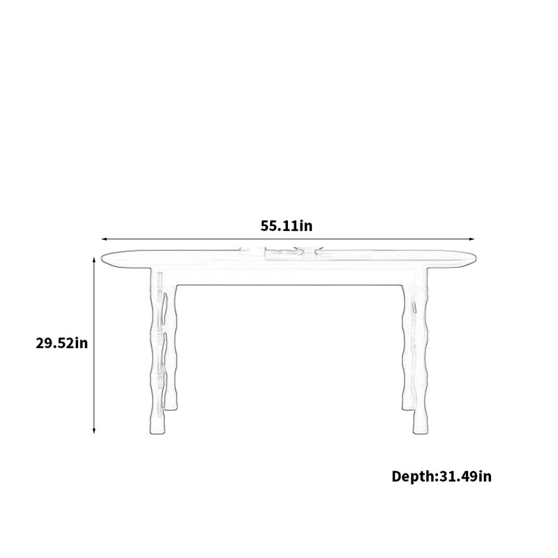 Vema, 29.52"H x 55.11"L x 31.49"W