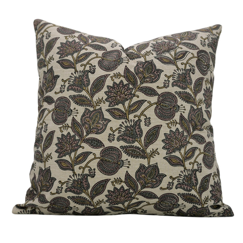 Housse de coussin fabriquée à la main de qualité supérieure Fabcline, crème anglaise crème, H 20 po x l 12 po