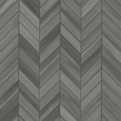 Watercolor 12" x 15" Matte Porcelain Chevron Mosaic Floor and Wall Tile