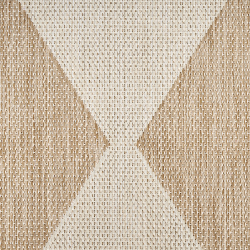 Positano Indoor / Outdoor Rug, Rectangle 6' x 9', Tan