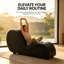 Chaise longue rembourrée en similicuir Graycie pour le yoga