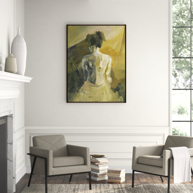 Voice In Distance Print by Jean Kenna, Glass Coat Framed, 41.5" H x 31.5" W x 1.5" D