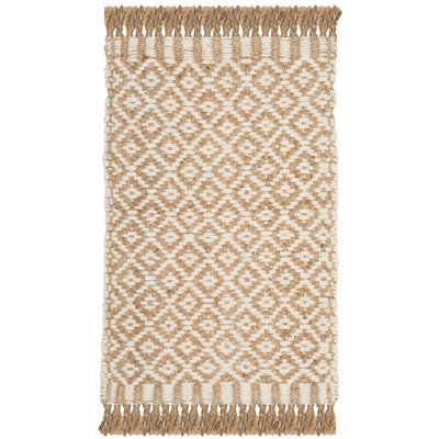 Nicholson Geometric Hand Woven Jute Rug