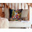 Coussin décoratif Lakeland Terrier and Santa Claus-101410141