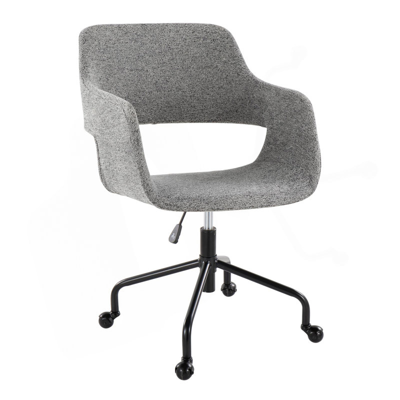 Chaise de bureau Margarit, Gris
