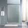 48'' W x 76'' H Bypass Semi-Frameless Shower Door with Clear Glass