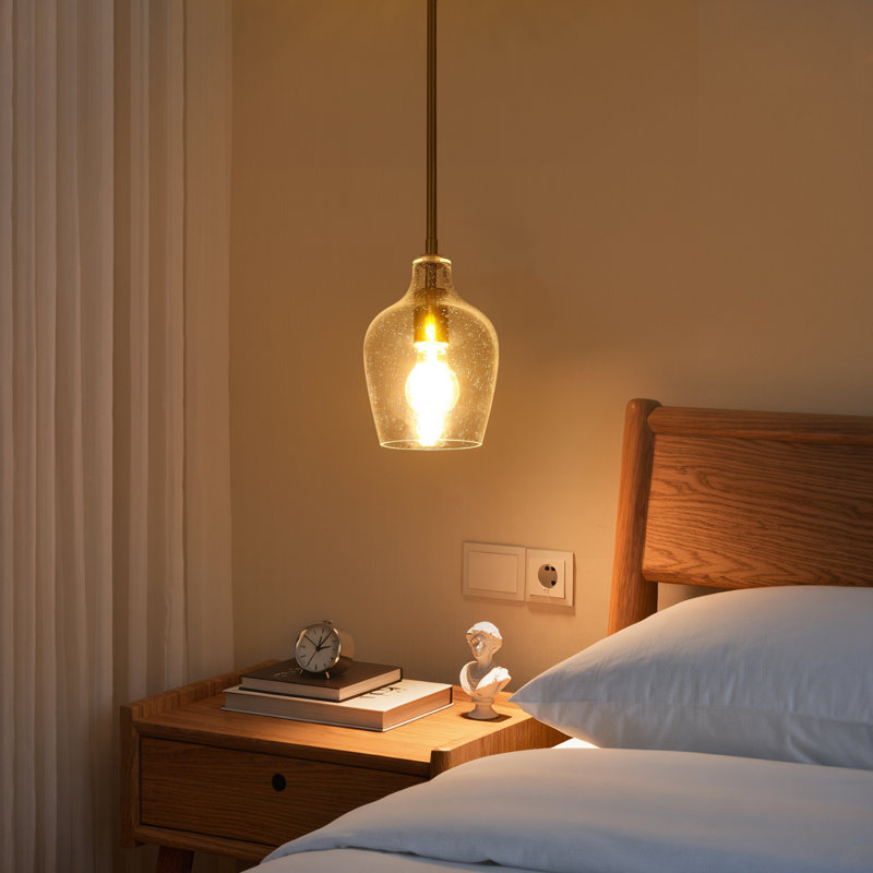 Luminaire suspendu en forme de cloche 1 lumière, 2 Pack