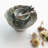 Large Stoneware Footed Bowl With Speckled Glaze