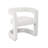 Upholstered Barrel Dining Chair With Hollow Back, Modern Solid Wood Dining Chair, Comfy Side Chair For Dining Room/Living Room-1168685963