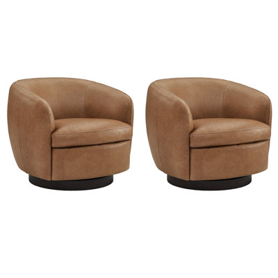 Marcy Swivel Barrel Chair