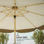 Parasols de patio Upf 50+, acier de polyester 8,7 pi, abat-jour de terrasse moderne
