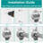 Adjustable Curved Shower Curtain Rod - Rustproof Telescoping Design For Bathroom - Extra Shower Space - Easy Installation - Sturdy & Durable