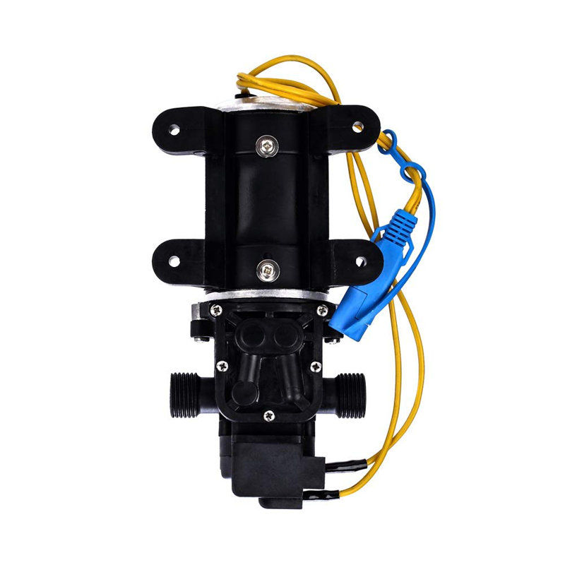 Camplux 12V Black Diaphragm Water Pump 65PSI 1.6GPM