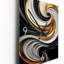 Horloge murale spirale abstraite liquide-99635695