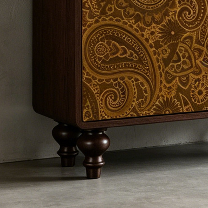 Rangement pour vestibule en bois massif Luxury, Walnut