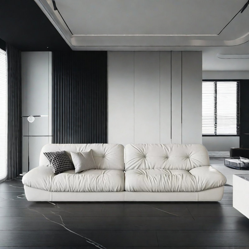 Canapé Cloud en tissu, H 29,52 po x l 86,61 po x P 35,4 po, 3