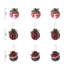 8cm Fabric Furniture Ball Ornament