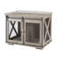 Cage pour chien de ferme avec porte de grange coulissante