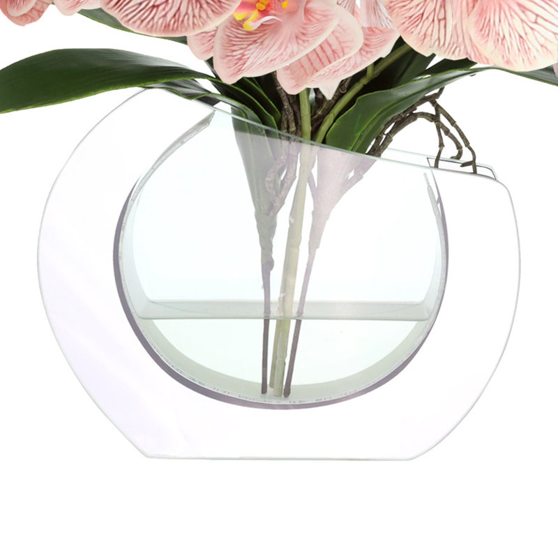 Orchid Floral Arrangement in Vase, Pink