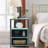 Kempst Nightstand Set 2, Small Bedside Table with Drawers, Narrow Side End Table with Open Shelf, 2 Drawer Dresser for Bedroom/Living Room/Dorms-477887918-412447126