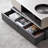 Luxury-simplified rotating cube coffee table