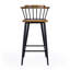 Tabouret de bar 30 po en bois massif Ione