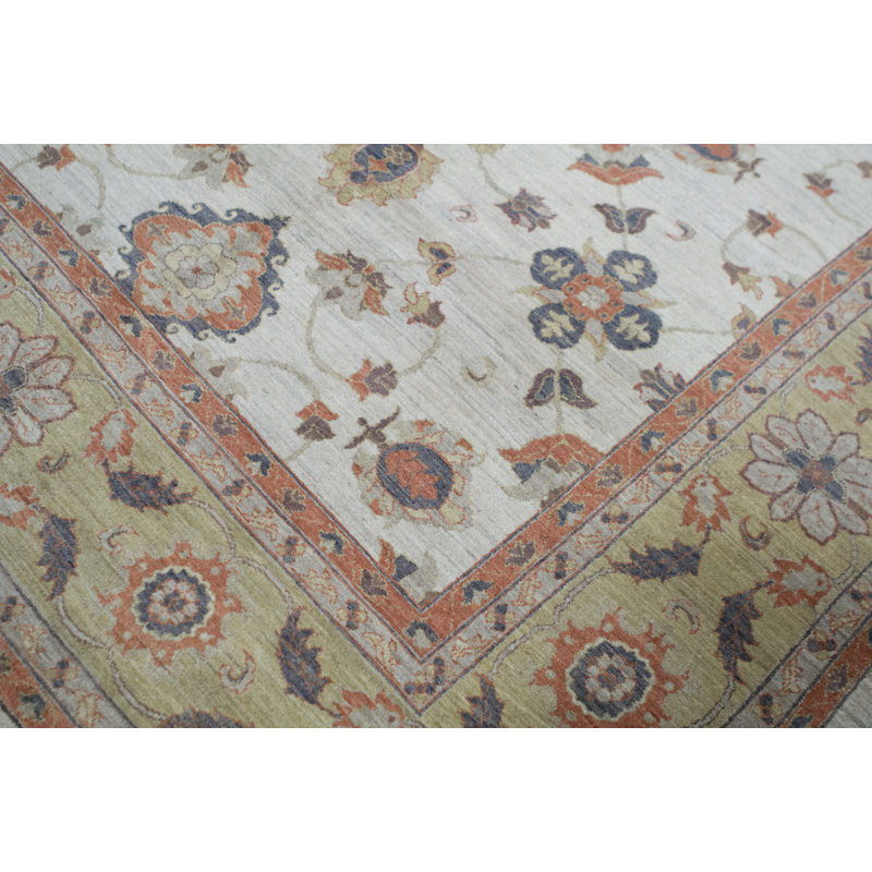 Ziegler Hand-Knotted High-Quality Gold Area Rug