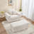 Corduroy Accent Chairs With Pillows And Soft Seat Cushion-134040319