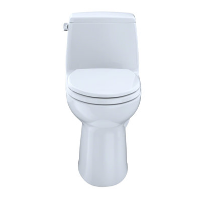 Toilette allongée monobloc 1,28 GPF conforme à l'ADA TOTO® Eco UltraMax®, blanc coton