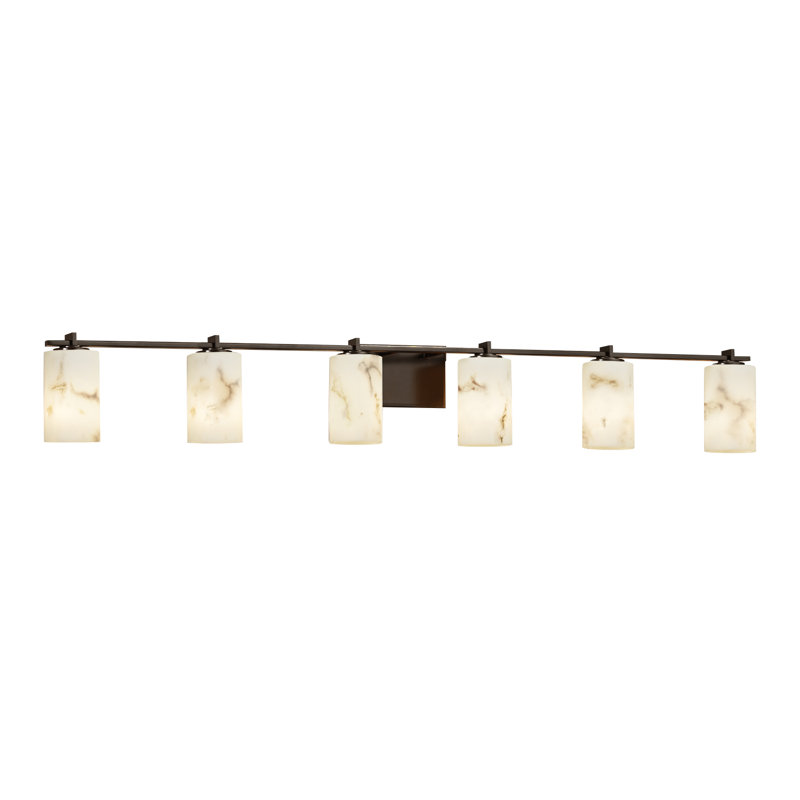 Keyon 6 - Light Dimmable LED Vanity Light, Dark Bronze, Dedicated LED
