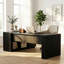 Bureau de direction en L 78,7 po avec armoire Starage-1883382253