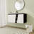 Justien 39.67 " W Free Standing Wall Mounted 1 Single Vanity Bathroom Vanity With Ceramic Top