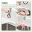 Robinet de cuisine rétractable à poignée simple avec plaque de pont-101409849