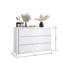 Commode polyvalente à 6 tiroirs avec bureau réglable et grand espace de rangement