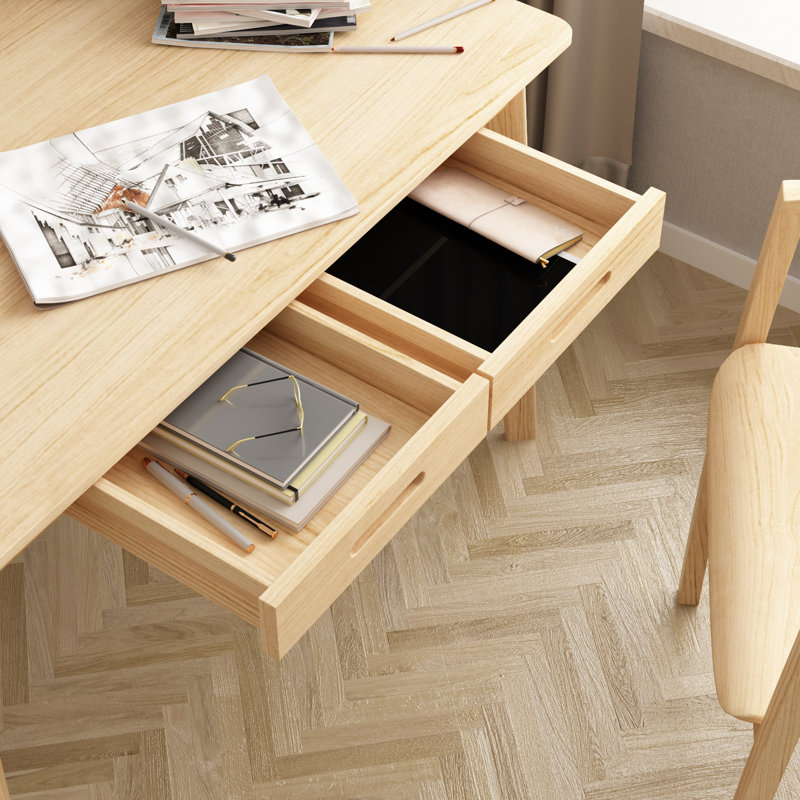 Bureau d'écriture Baggio, Chêne, H 29,5 po x L 39,3 po x l 21,7 po
