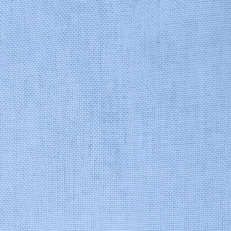 Cantonnière festonnée l 58 po Benina, Bleu clair