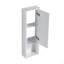 Armoire de rangement pour salle de bain, tiroir à fermeture en douceur, blanc brillant